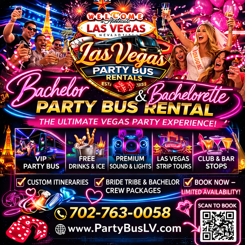 Las Vegas Party Bus Rentals Bachelor/Bachelorette Party Ad