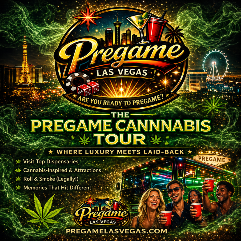 pregame las Vegas Cannabis Lounge Experience!