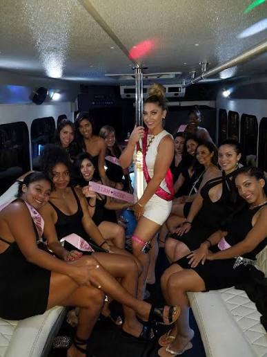 #1 Official Las Vegas Party Bus Rental Experiences 12 Group of women celebrating together
